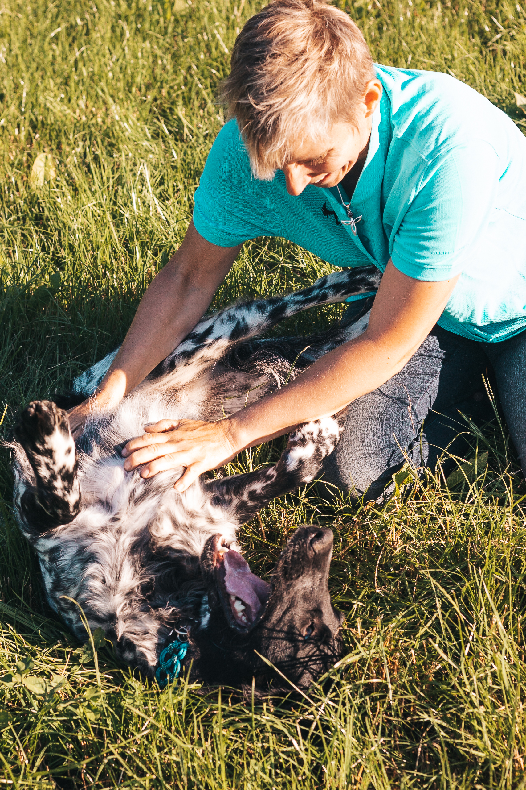 Kuscheln mit dem Hund